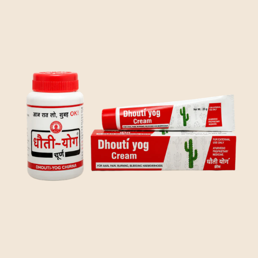 Dhouti Yog Churna + Dhouti Yog Soothing Herbal Cream