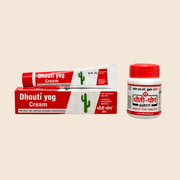 Dhouti Yog Tablets 30 N + Dhouti Yog Soothing Herbal Cream 1